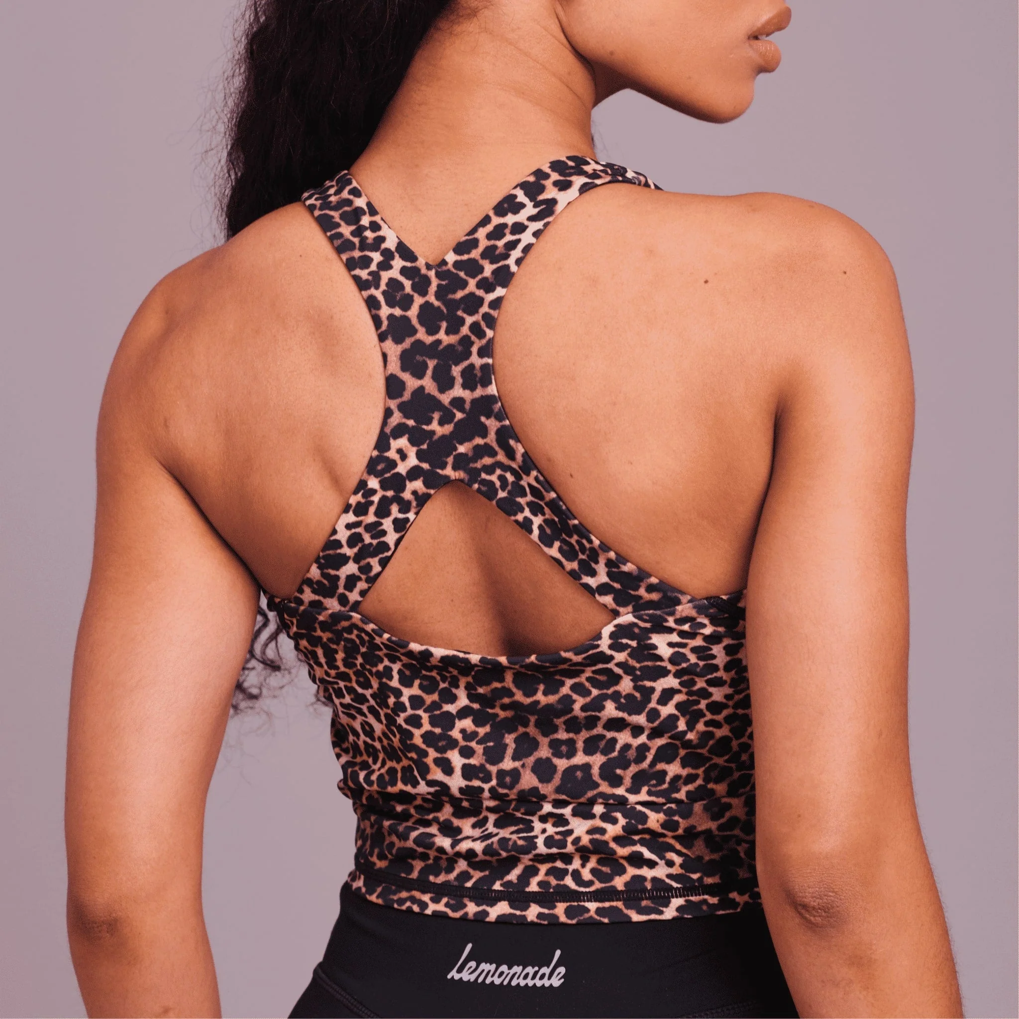 Active Tank Bralette - Leopard - Image 4