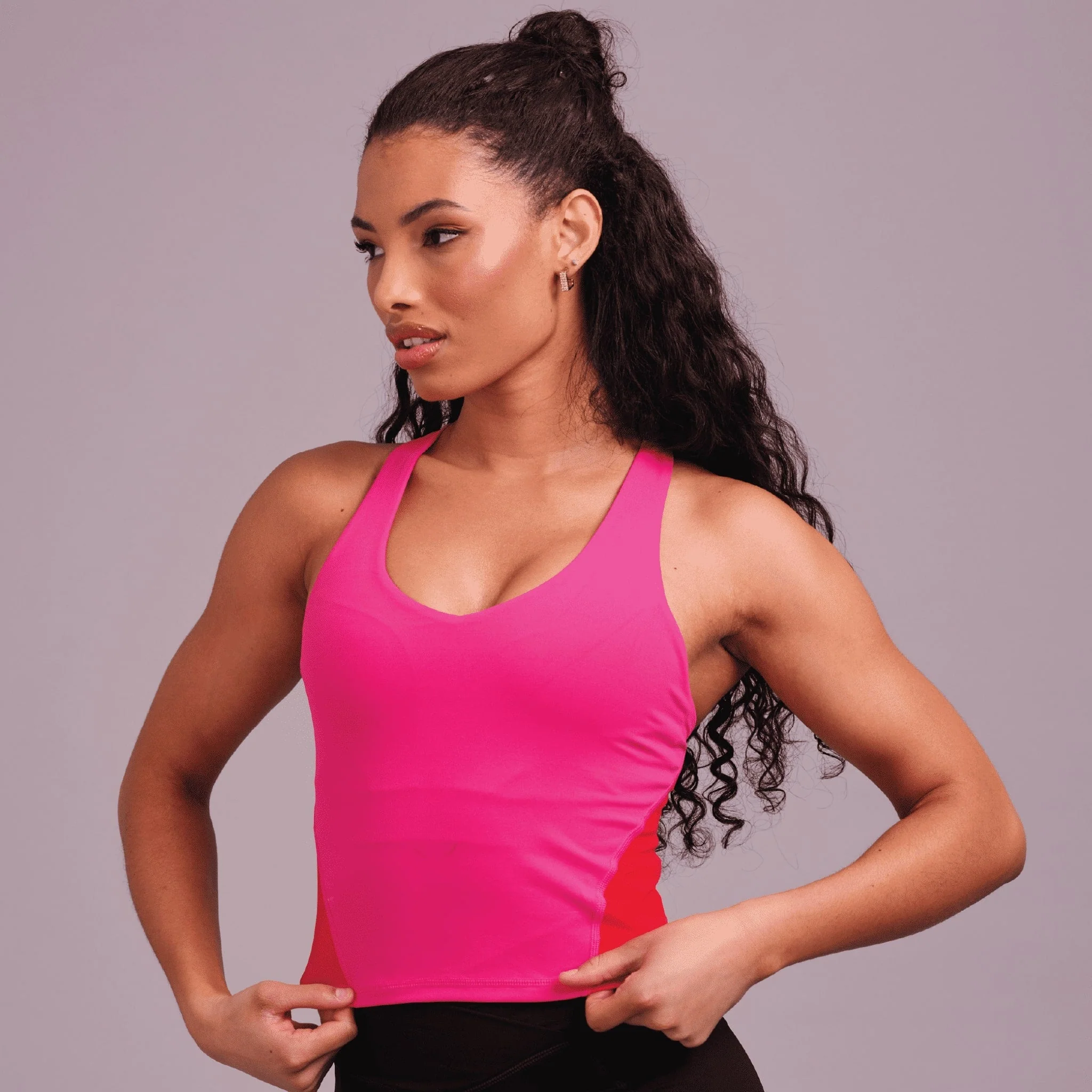 Active Tank Bralette - Pink - Image 3