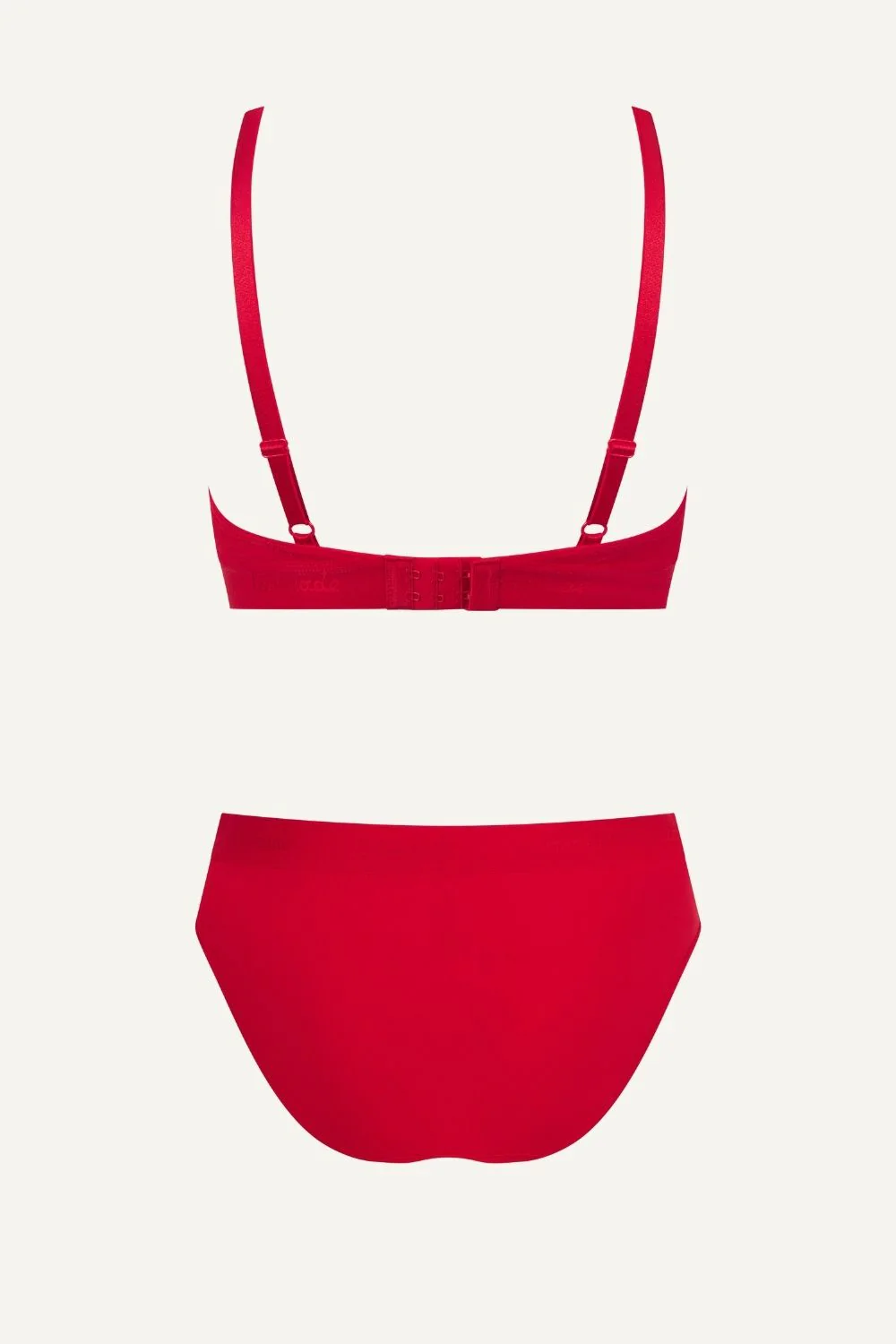 Everyday Eco Bralette & Brief Set - Red - Image 7