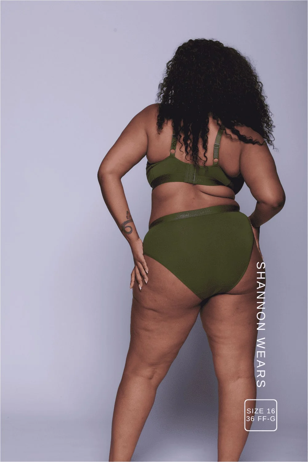 Everyday Eco Fuller Cup & Brief Set - Khaki - Image 4