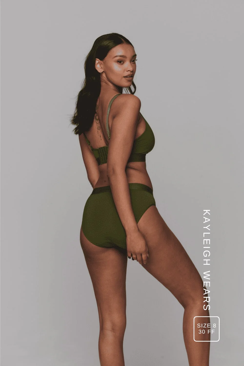 Everyday Eco Fuller Cup & Brief Set - Khaki - Image 5