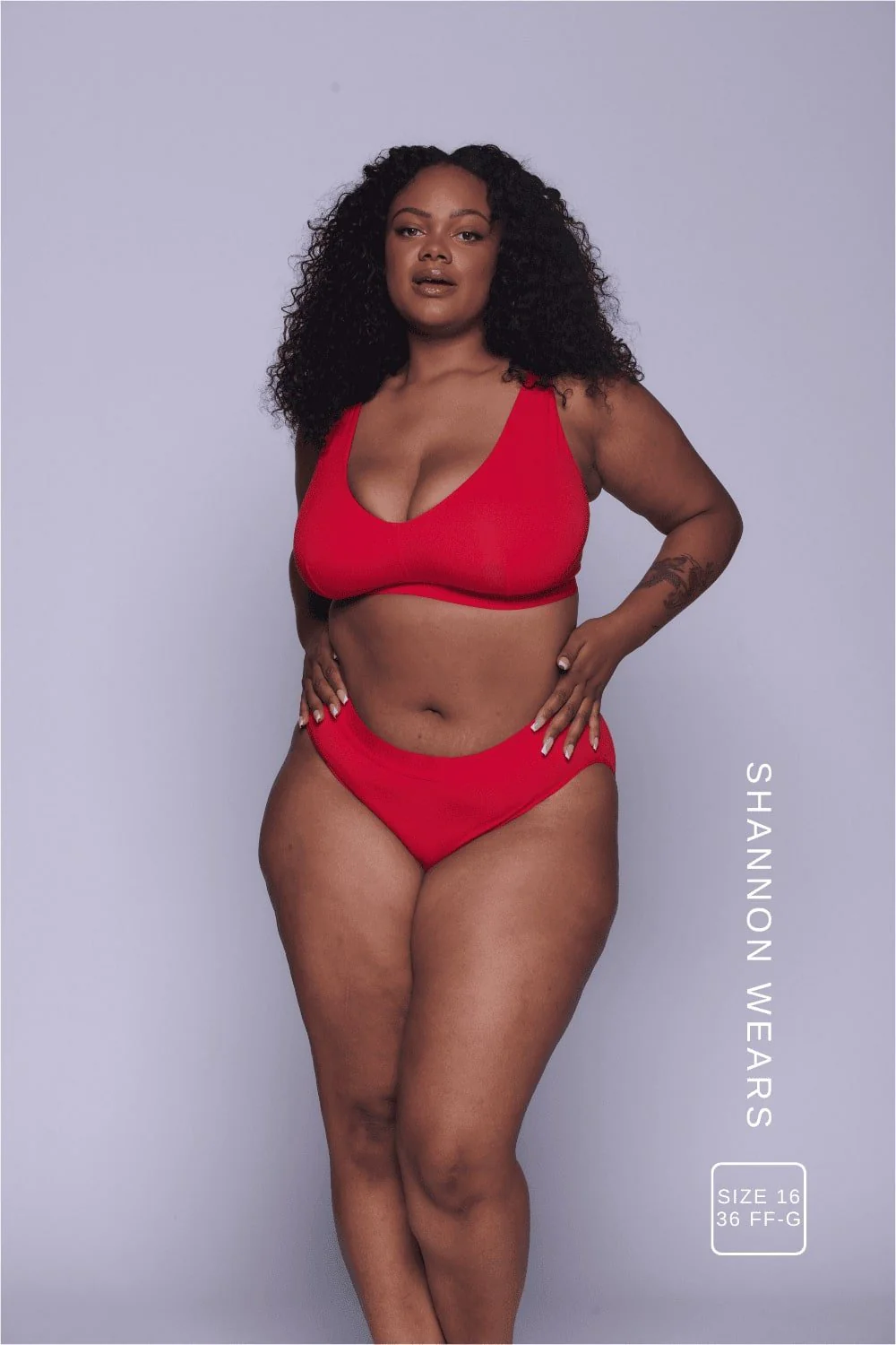 Everyday Eco Fuller Cup & Brief Set - Red - Image 5