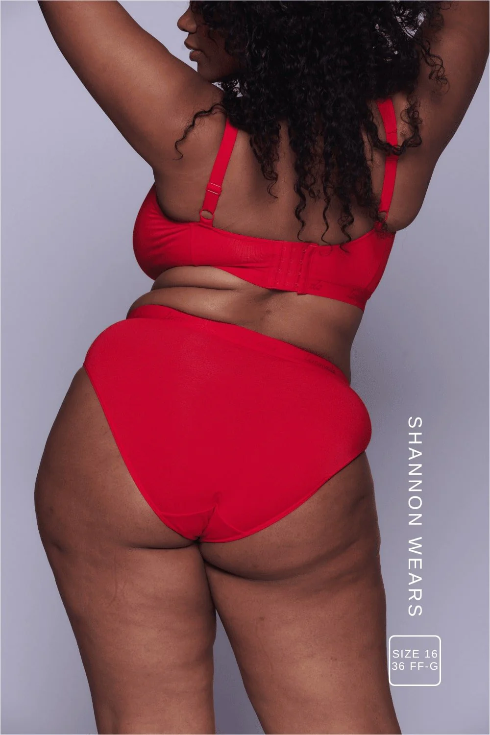 Everyday Eco Fuller Cup & Brief Set - Red - Image 6