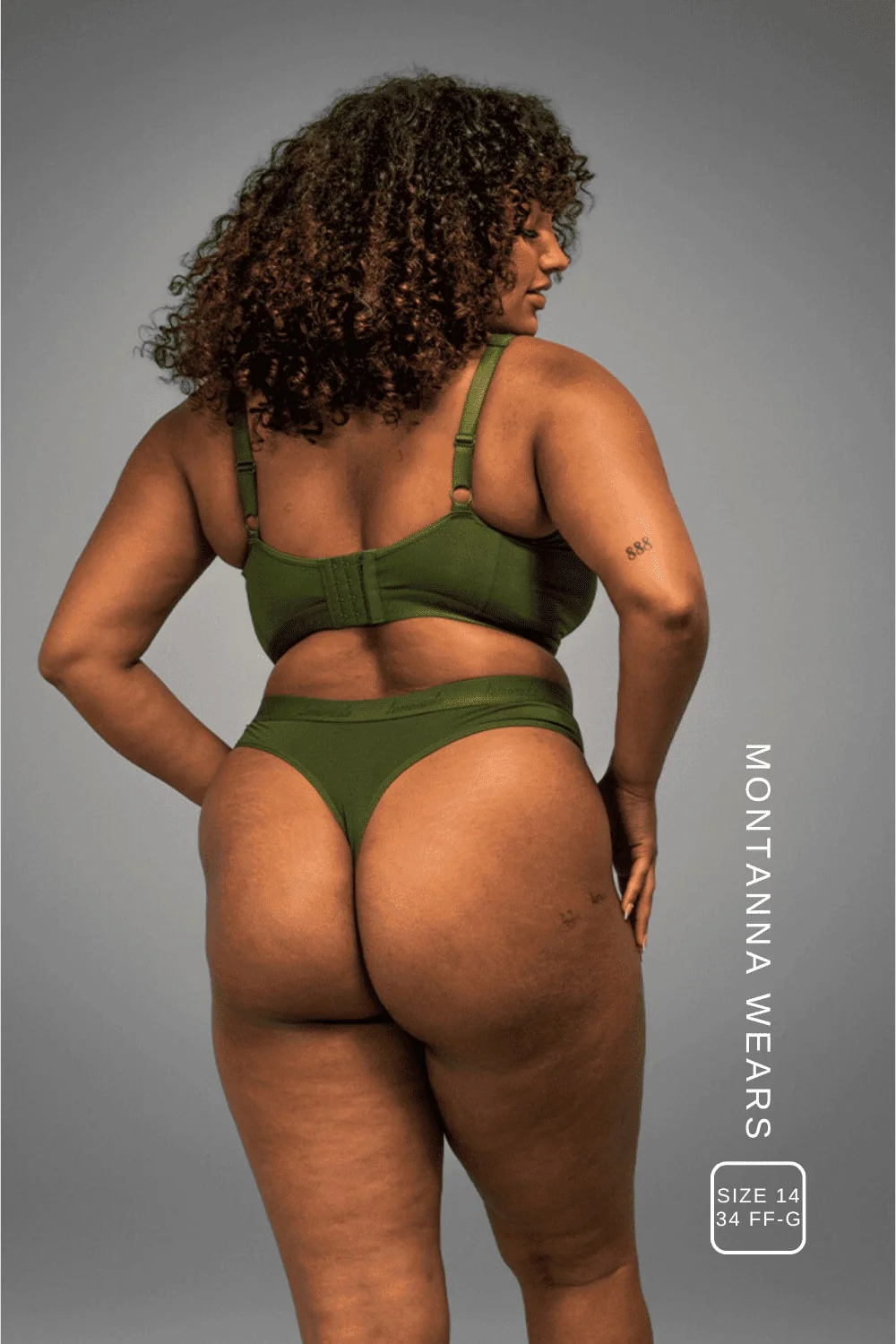 Everyday Eco Fuller Cup & Thong Set - Khaki - Image 6