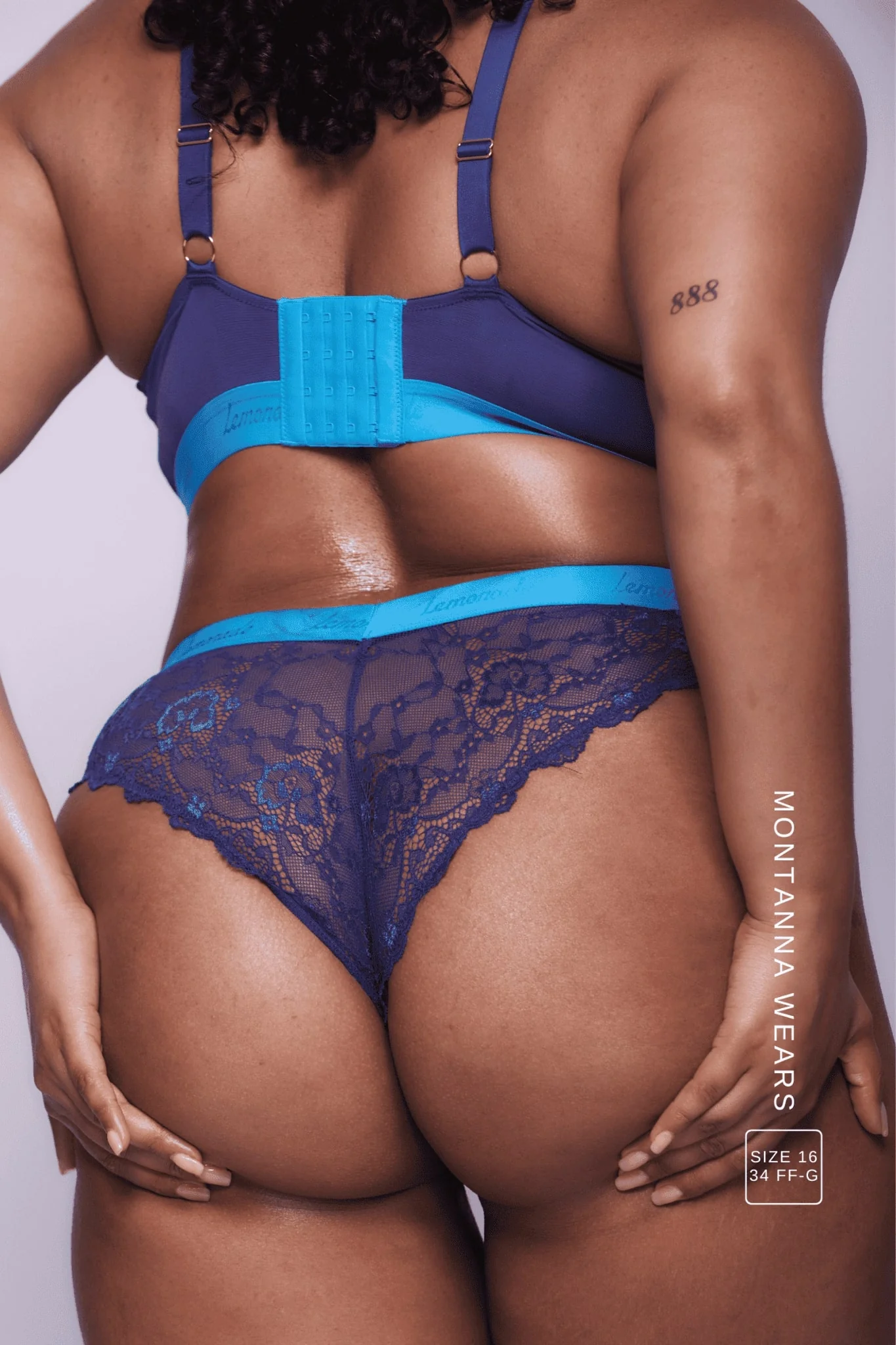 Signature Lace Brazilian - Midnight Blue - Image 6