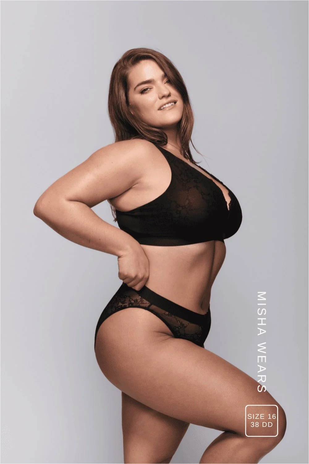 Signature Lace Brief - Black - Image 4