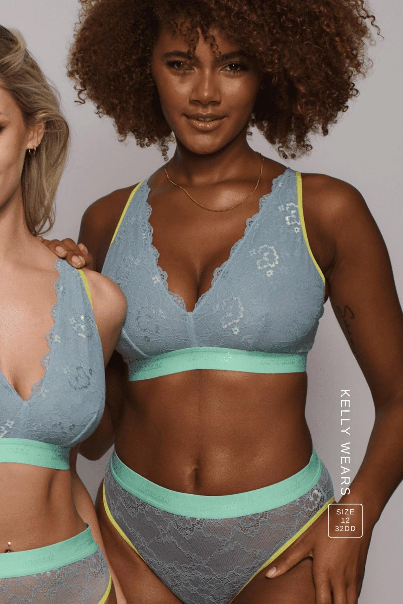 Signature Lace Fuller Cup & High Waisted Brief Set - Trilogy Denim - Image 5