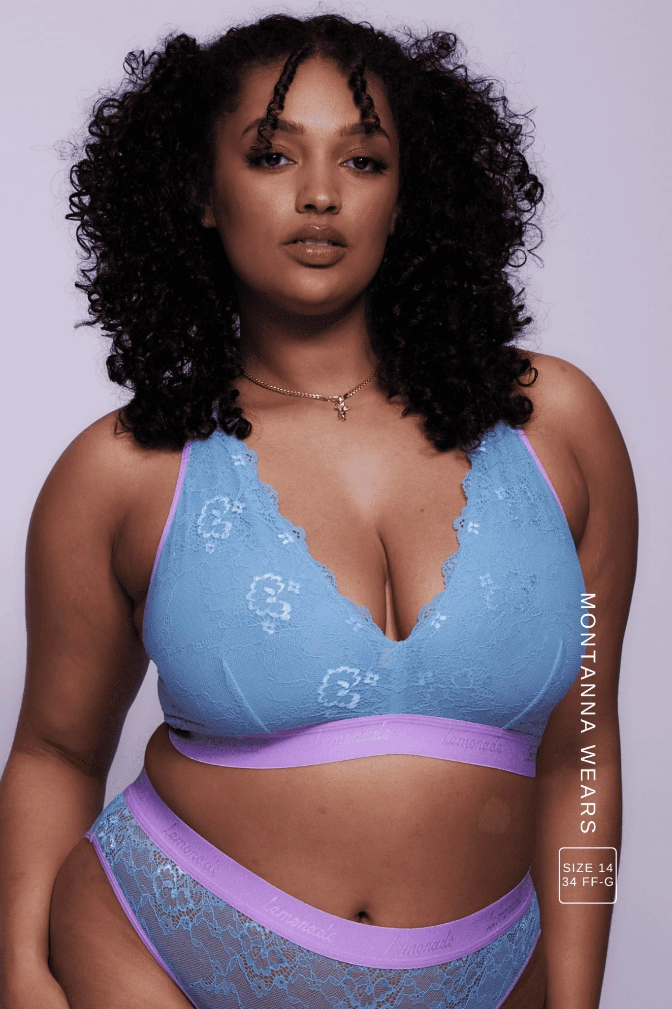 Signature Lace Fuller Cup  - Pastel Blue - Image 3