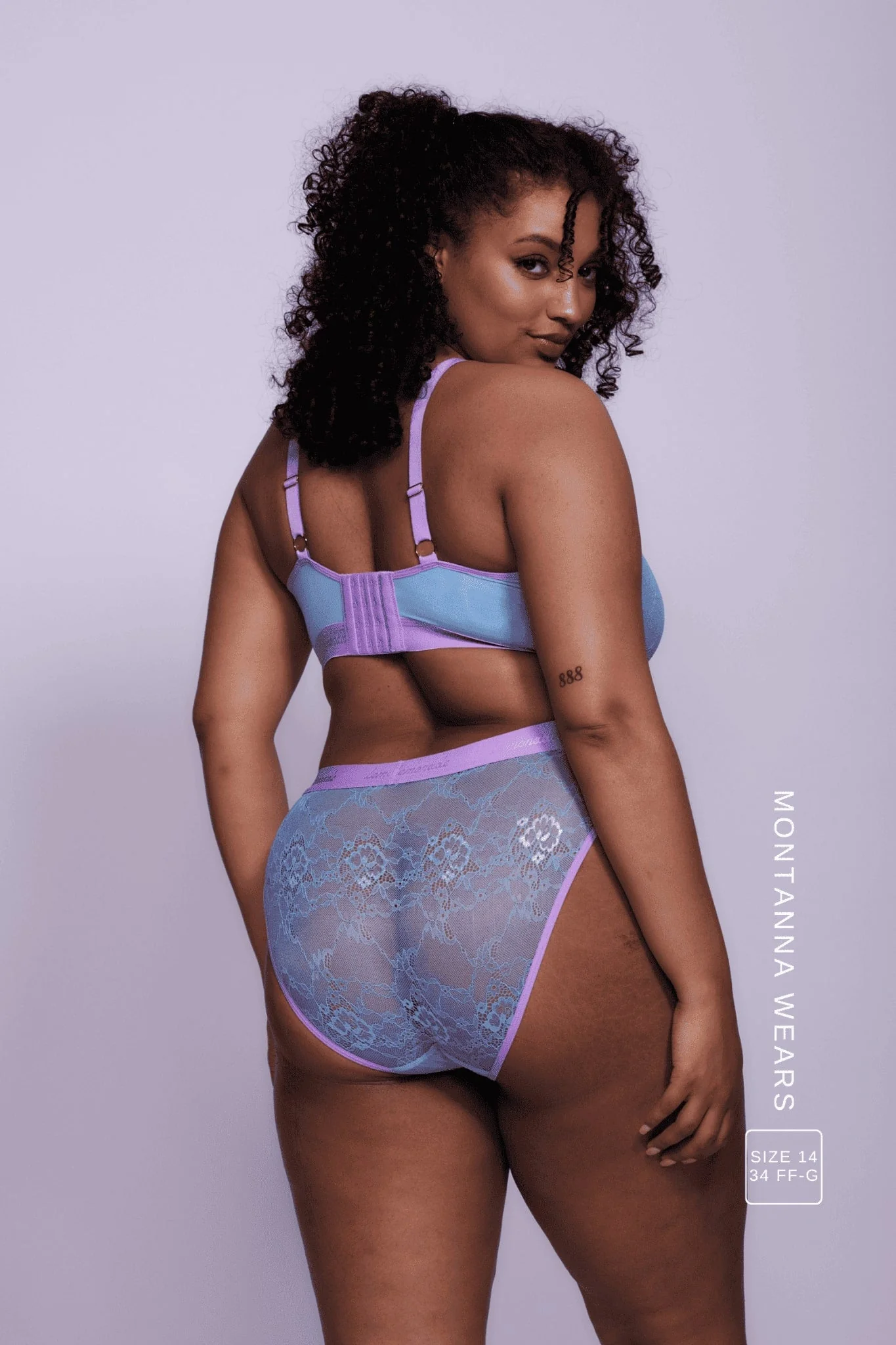 Signature Lace Fuller Cup  - Pastel Blue - Image 5