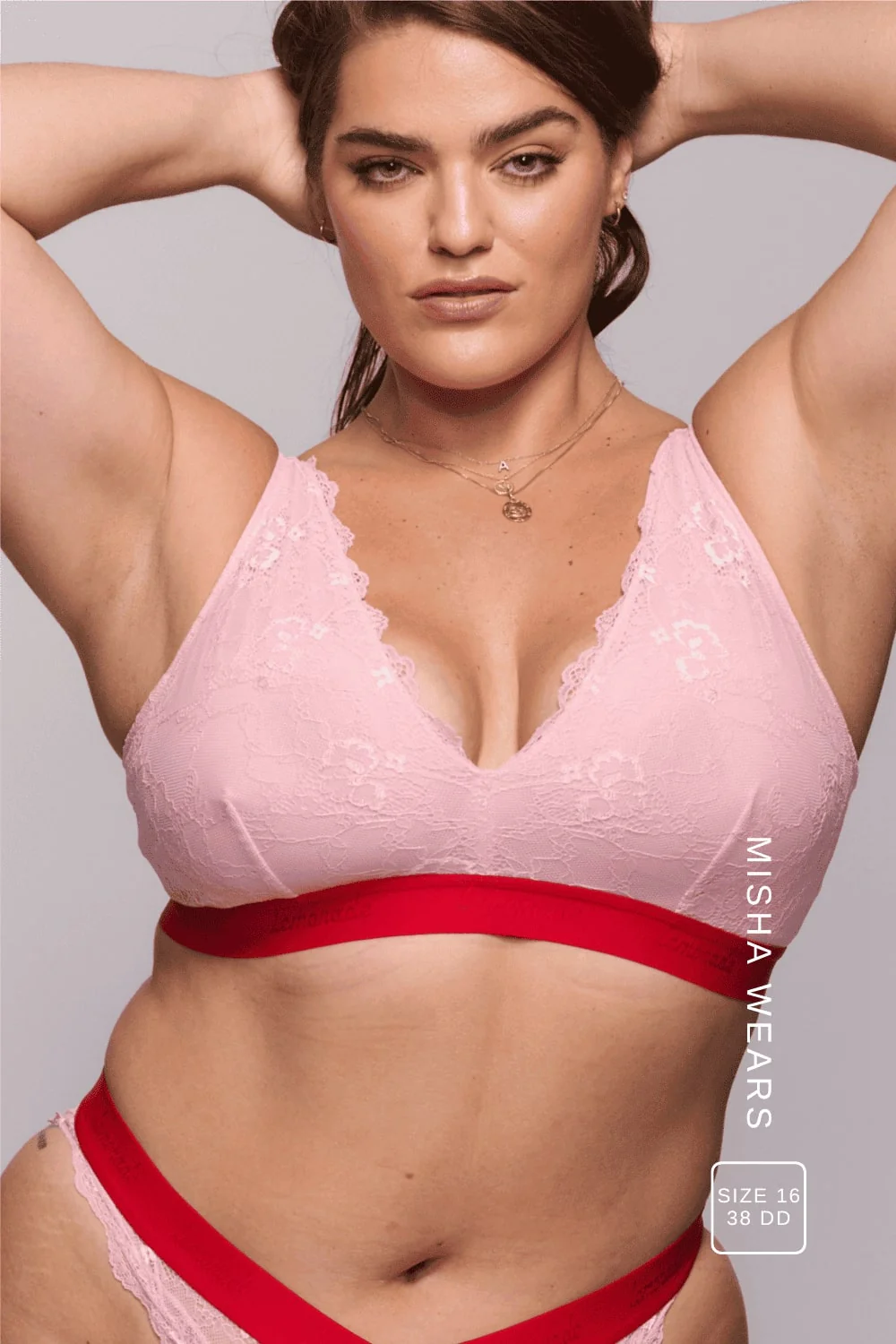 Signature Lace Fuller Cup - Light Pink - Image 3