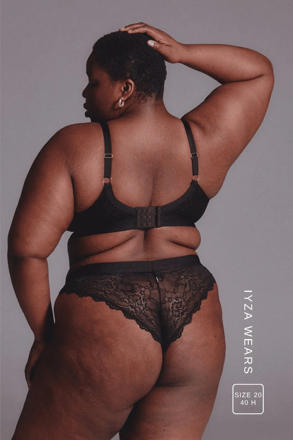 Signature Lace High Support Bralette - Black - Image 3