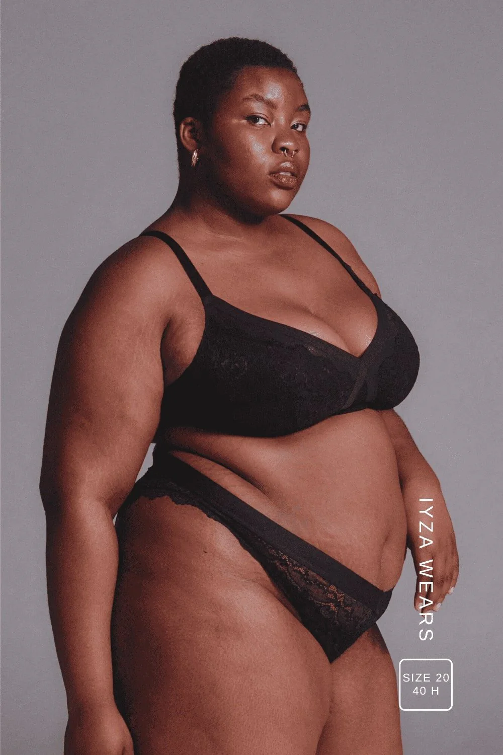 Signature Lace High Support Bralette - Black - Image 4