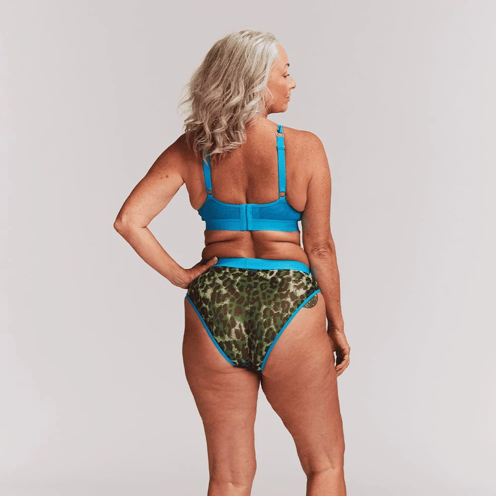 So Soft Mesh Fuller Cup - Green Leopard - Image 4