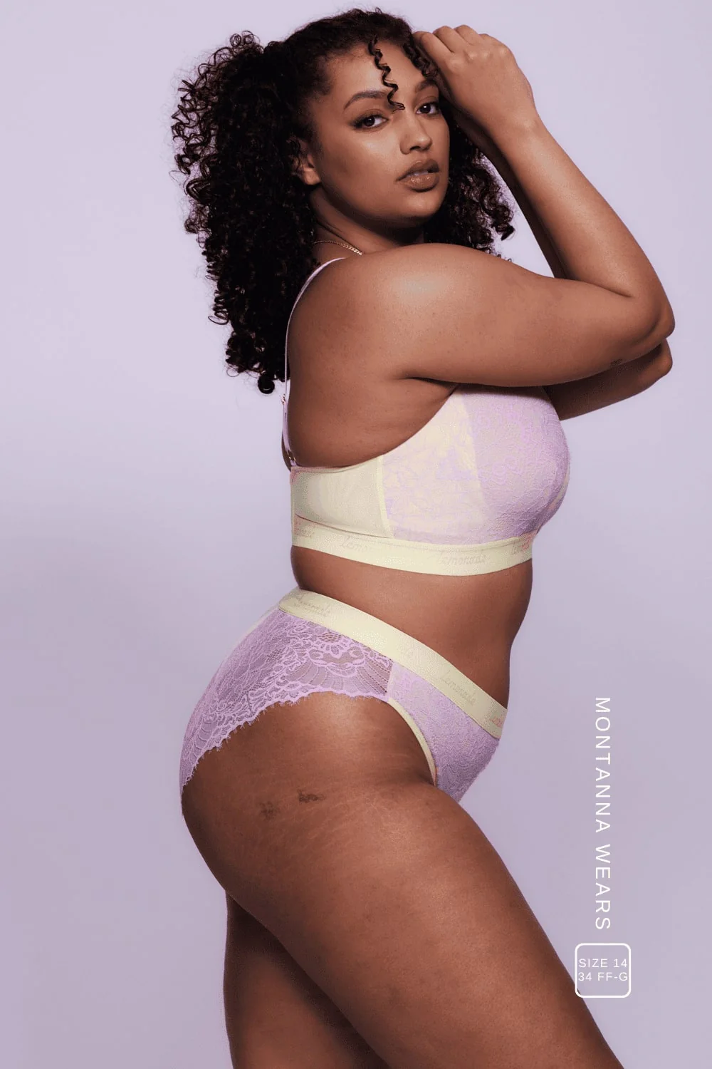 Synergy Lace Brief - Pastel Yellow - Image 3